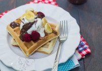 5 Minutes Fluffy Waffle Recipe