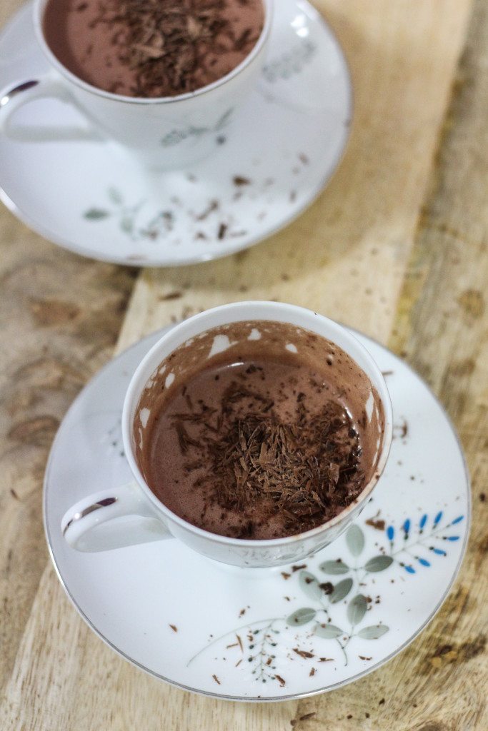 Chocolate Overnight Oatmeal Smoothie