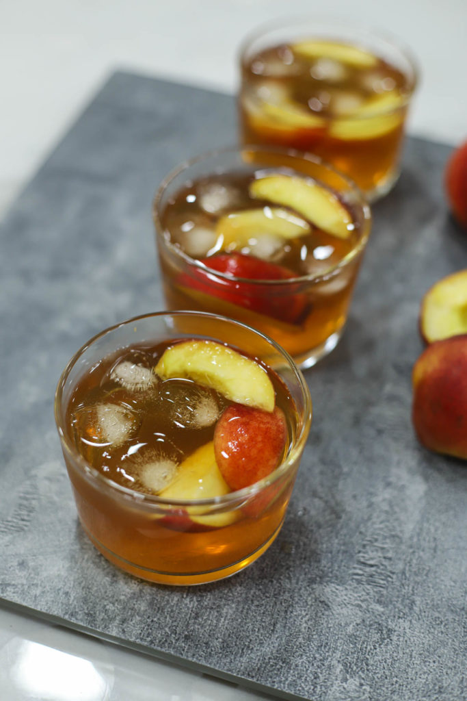 Delicious Peach Iced Tea