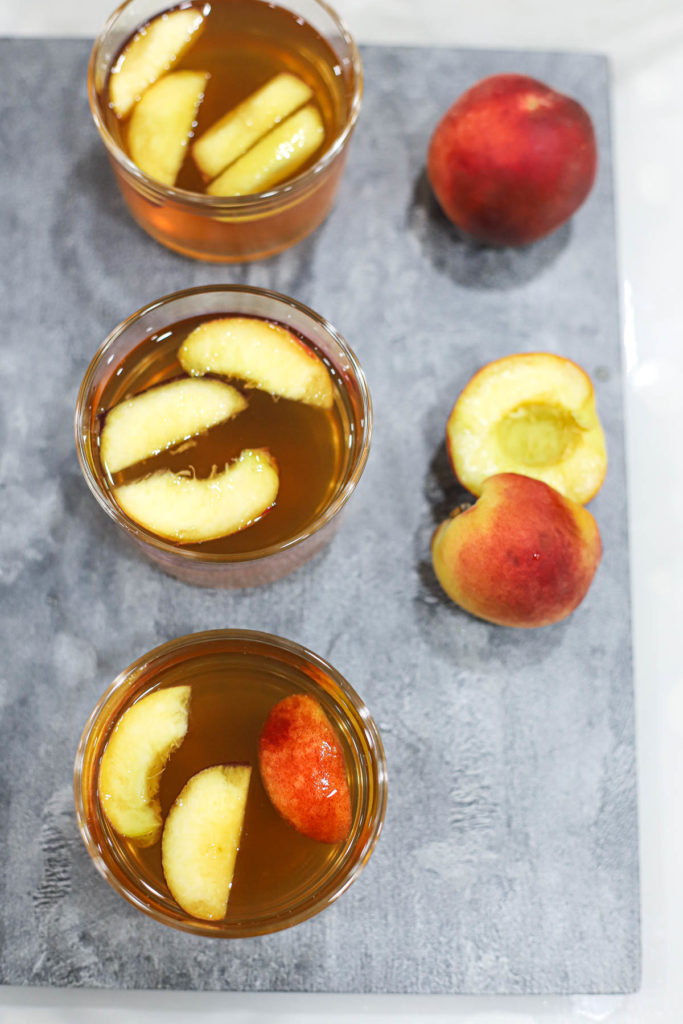 Delicious Peach Iced Tea