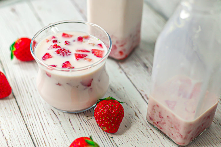 Korean Strawberry Milk Recipe Maya
